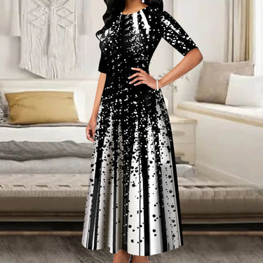 Djellaba Noir et blanc Tunisienne